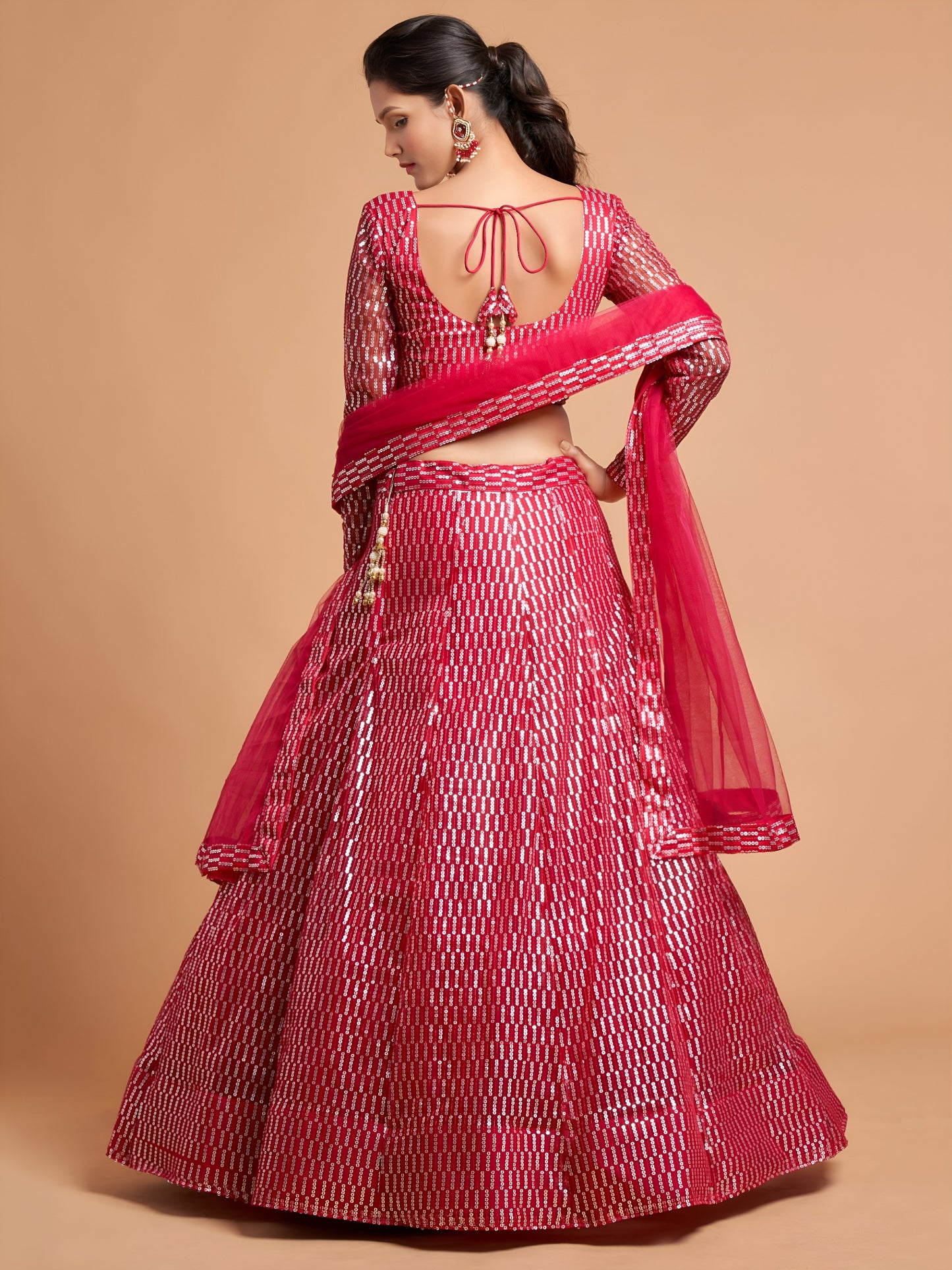 Vibrant Pink Lehenga For Chic Bling & Attractive Looks