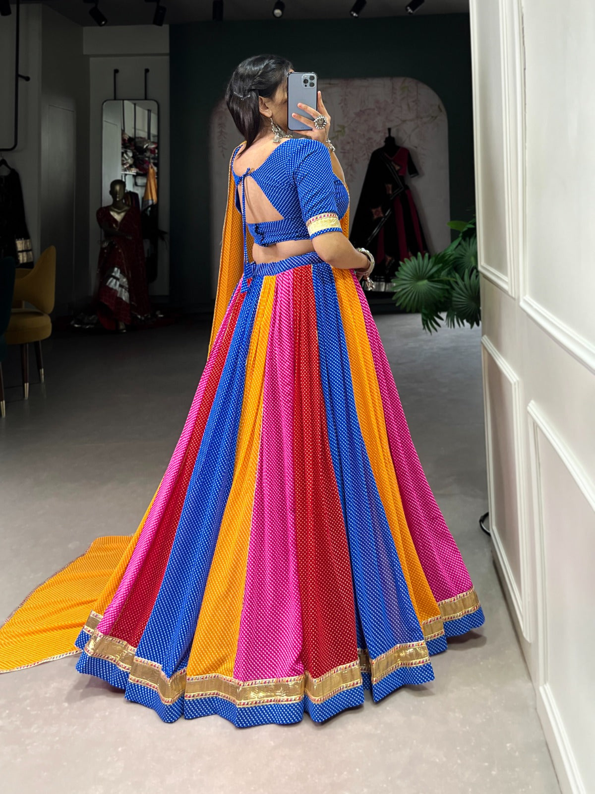 Effortless Charming Colorful Celebration Lehanga
