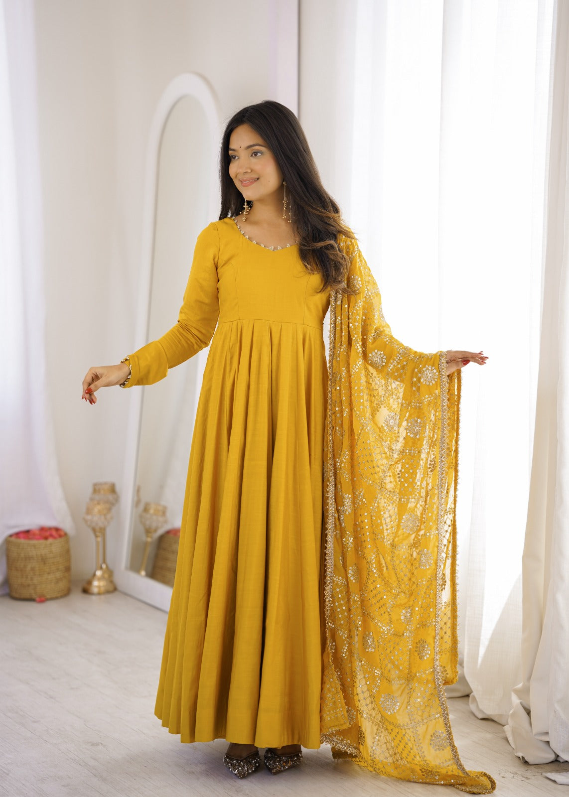 Mustard Yellow Fresh Look Ready to Wear Outfit