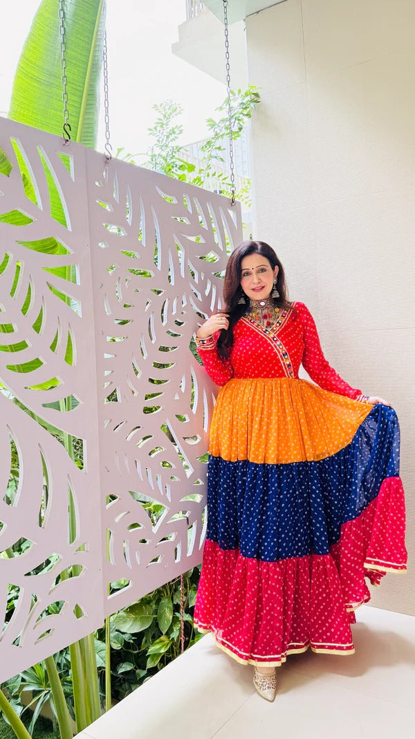 Festial Celebration Colourful Gown
