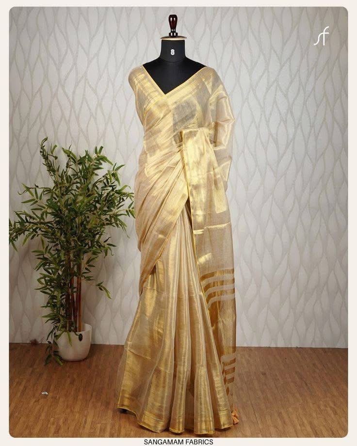 ONAM SPECIAL BEST SELLER TISSUE SILK SAREE