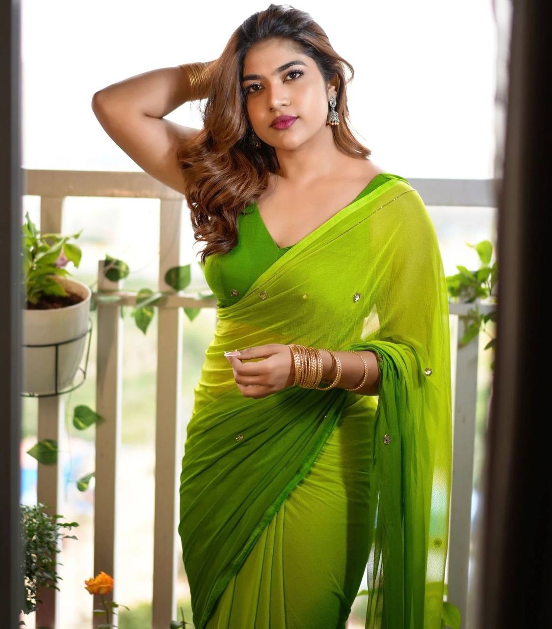 SUMMER FUN HANDWORK KHATALI WORK SAREE