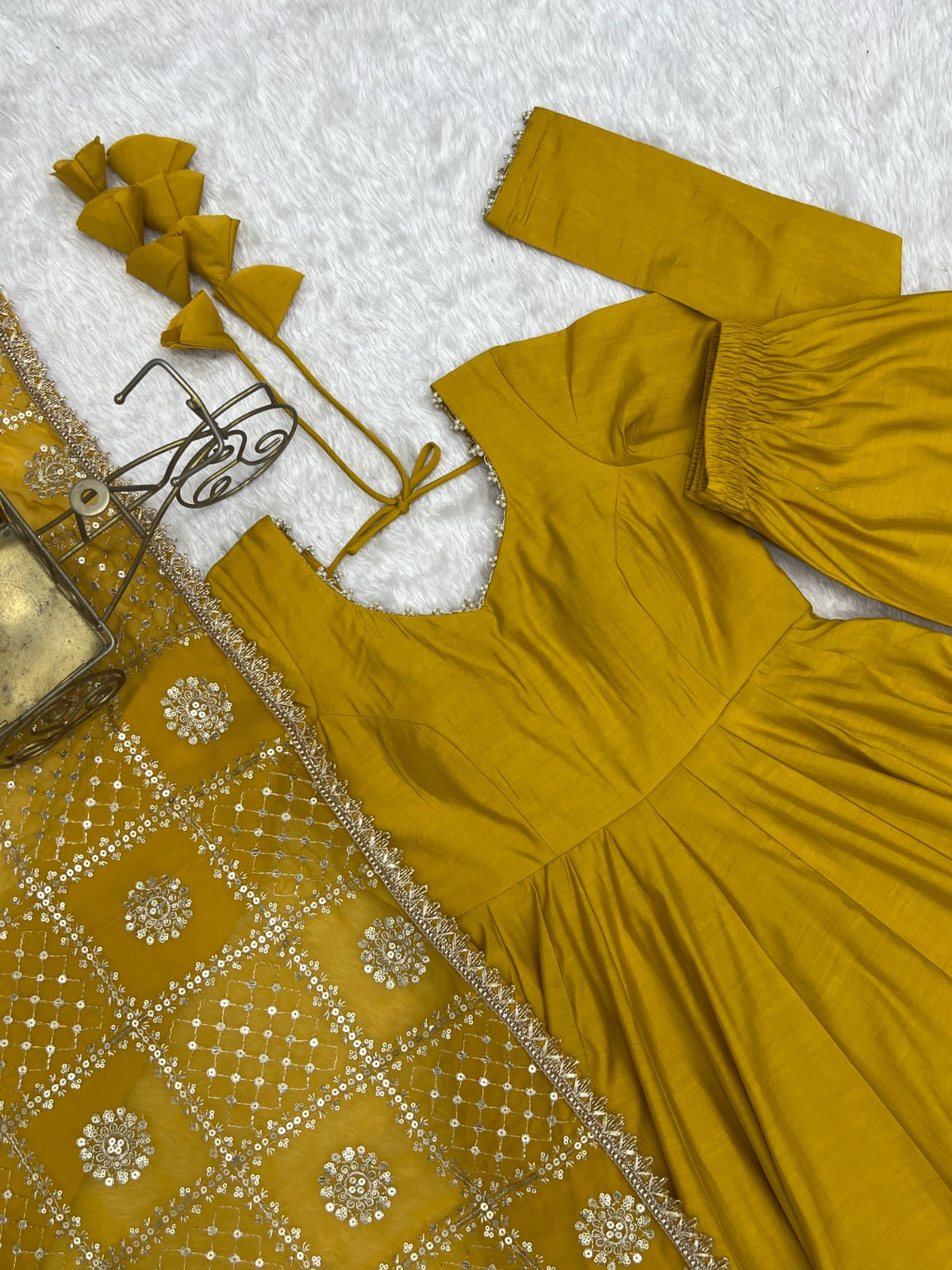Mustard Yellow Fresh Look Ready to Wear Outfit