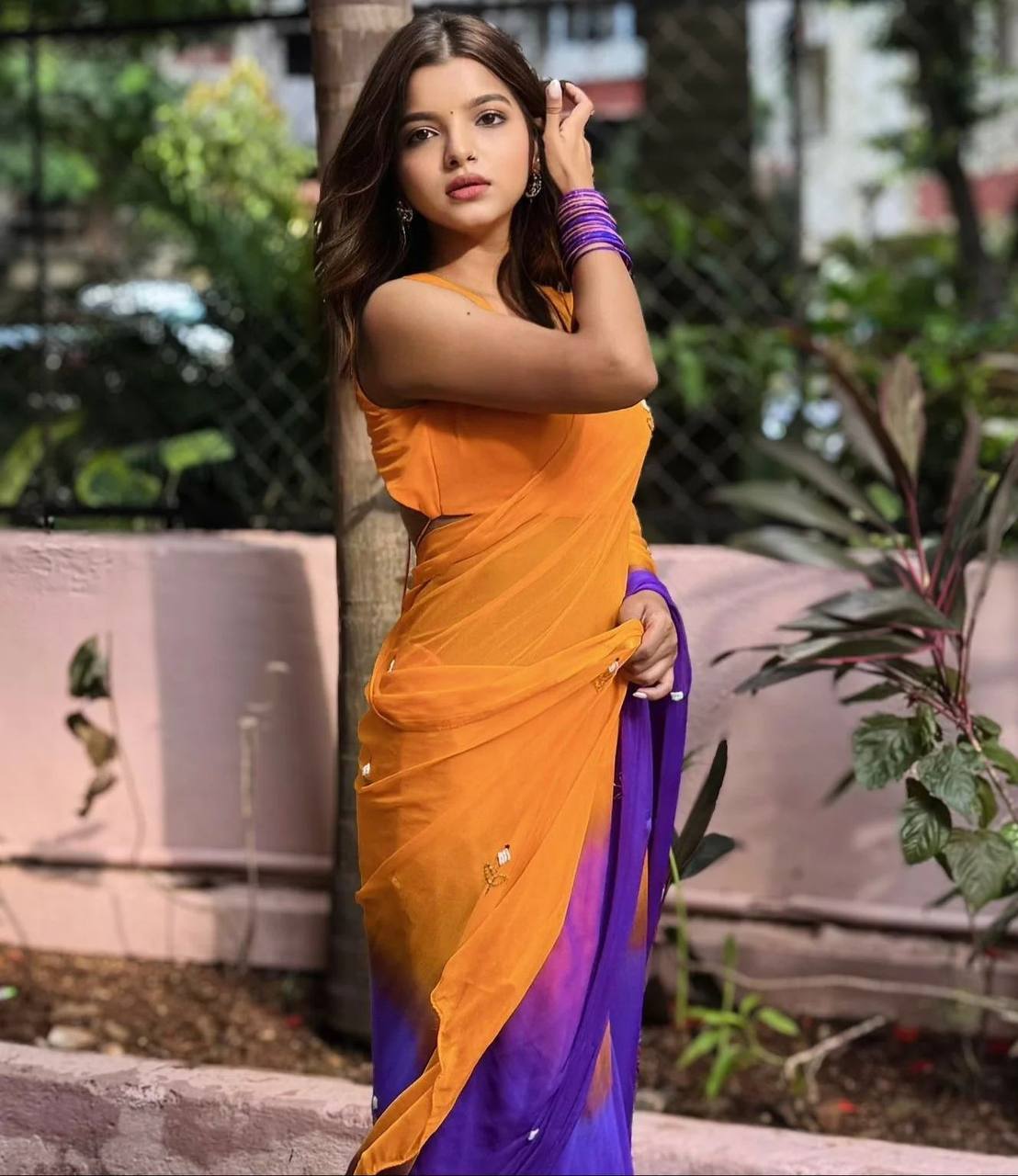 SUMMER FUN HANDWORK KHATALI WORK SAREE