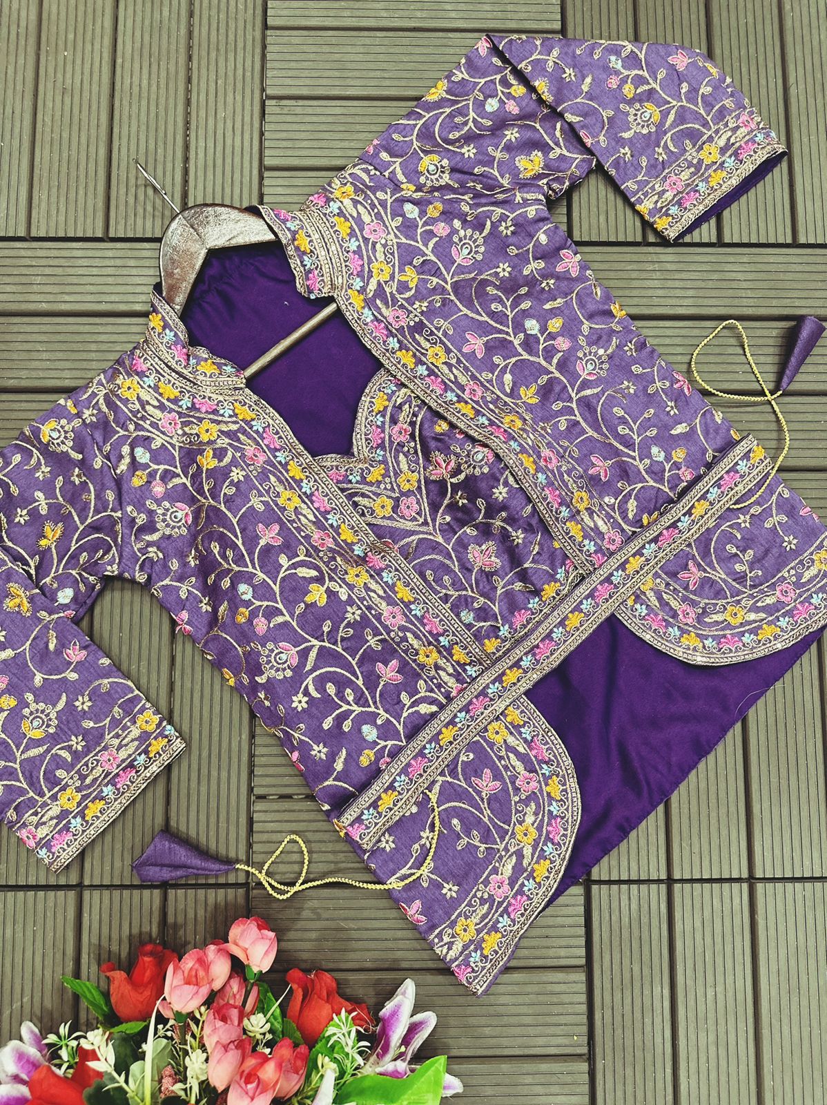 JACKET COORD PREMIUM SAREE SET - READY TO WEAR