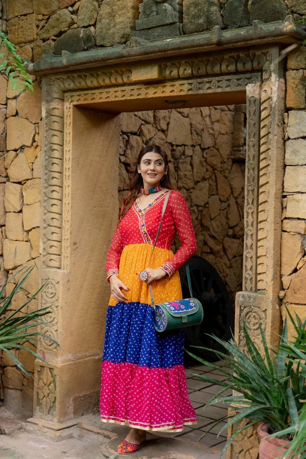 Festial Celebration Colourful Gown
