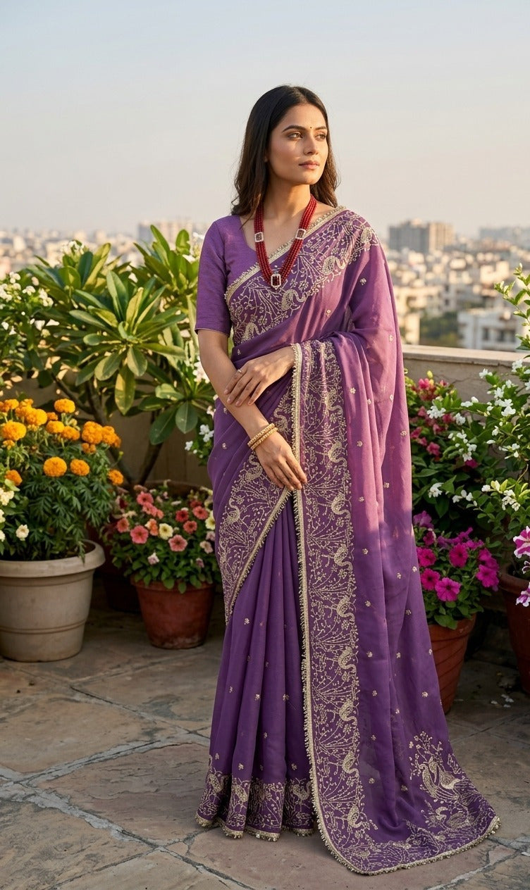 Bollywood Trends Designer Soft Star Georgette Saree