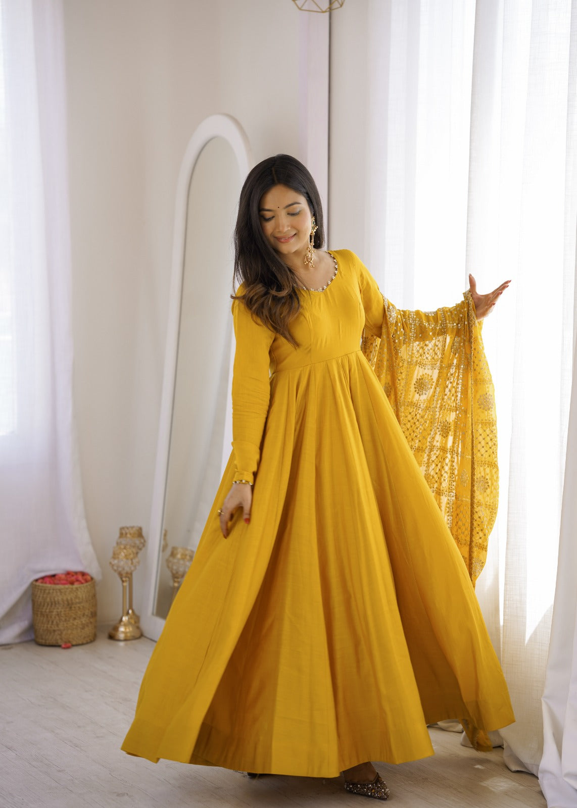 Mustard Yellow Fresh Look Ready to Wear Outfit