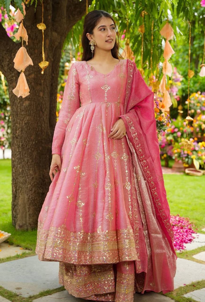 Royal Elegant Heavy Embroidered Sequence Work Set