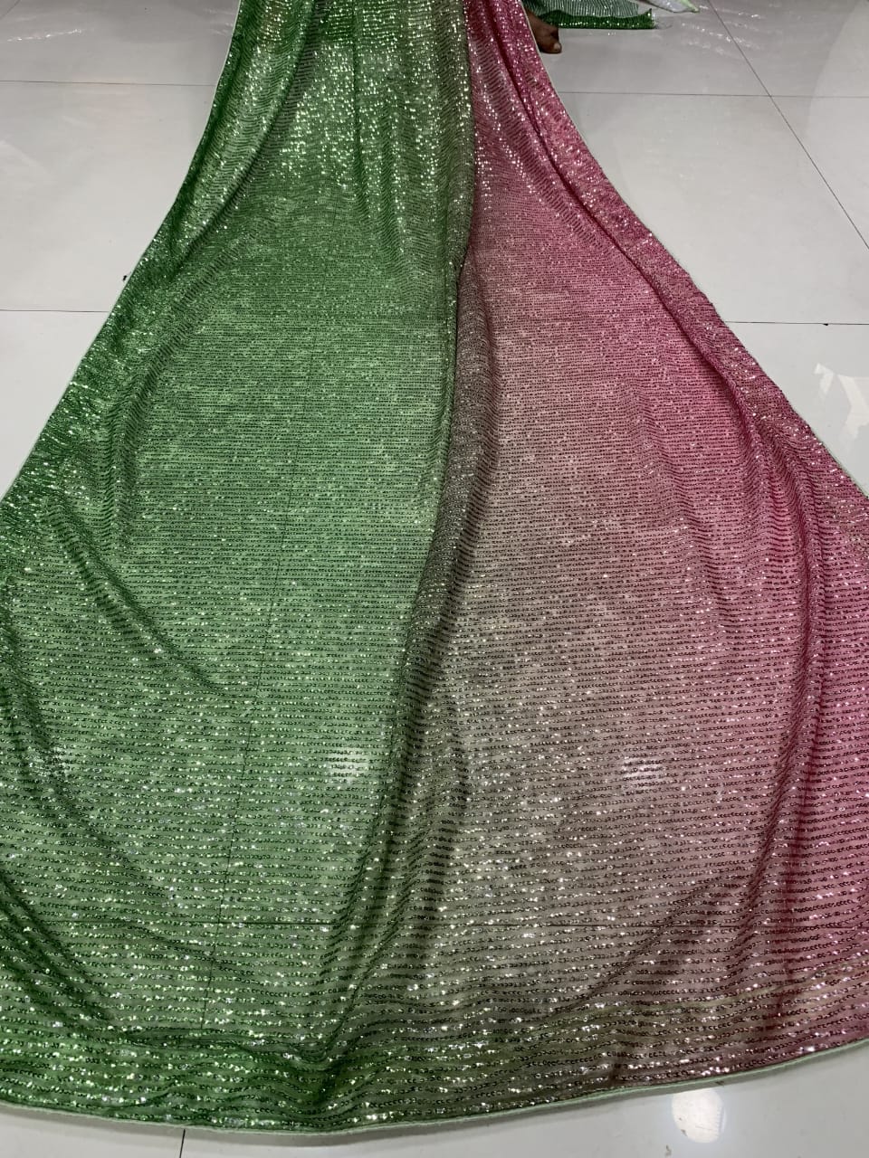 BLING GLITTERING ULTRA PREMIUM SEQUINS WORK SAREE