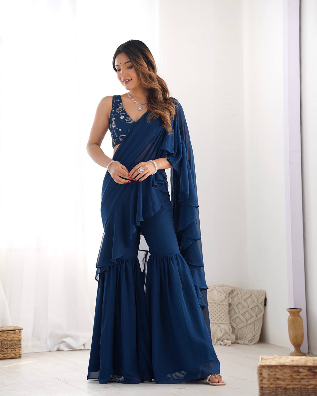 Ready To Wear Sharara Saree