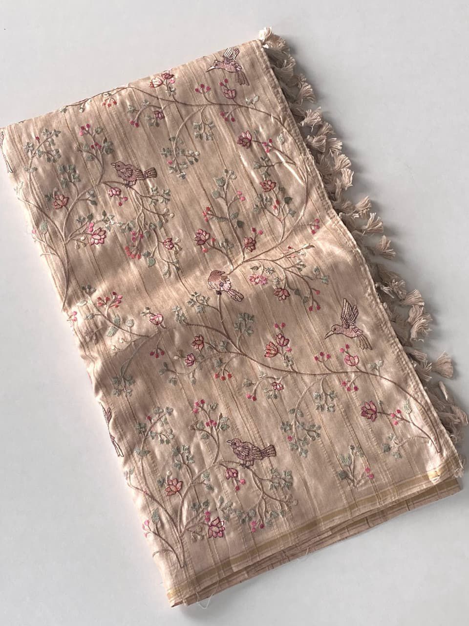 Pure Loom Tussar Silk Saree