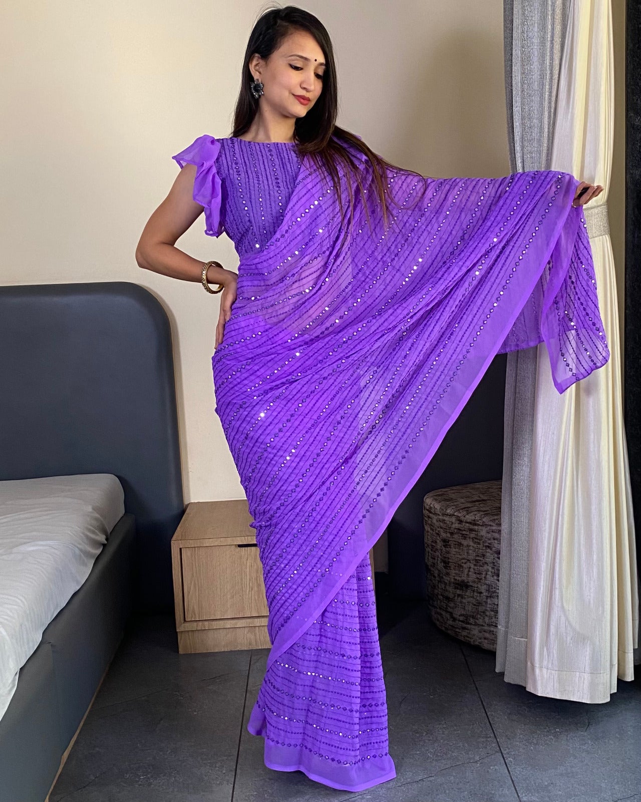 Bling Bollywood Looks Party Saree