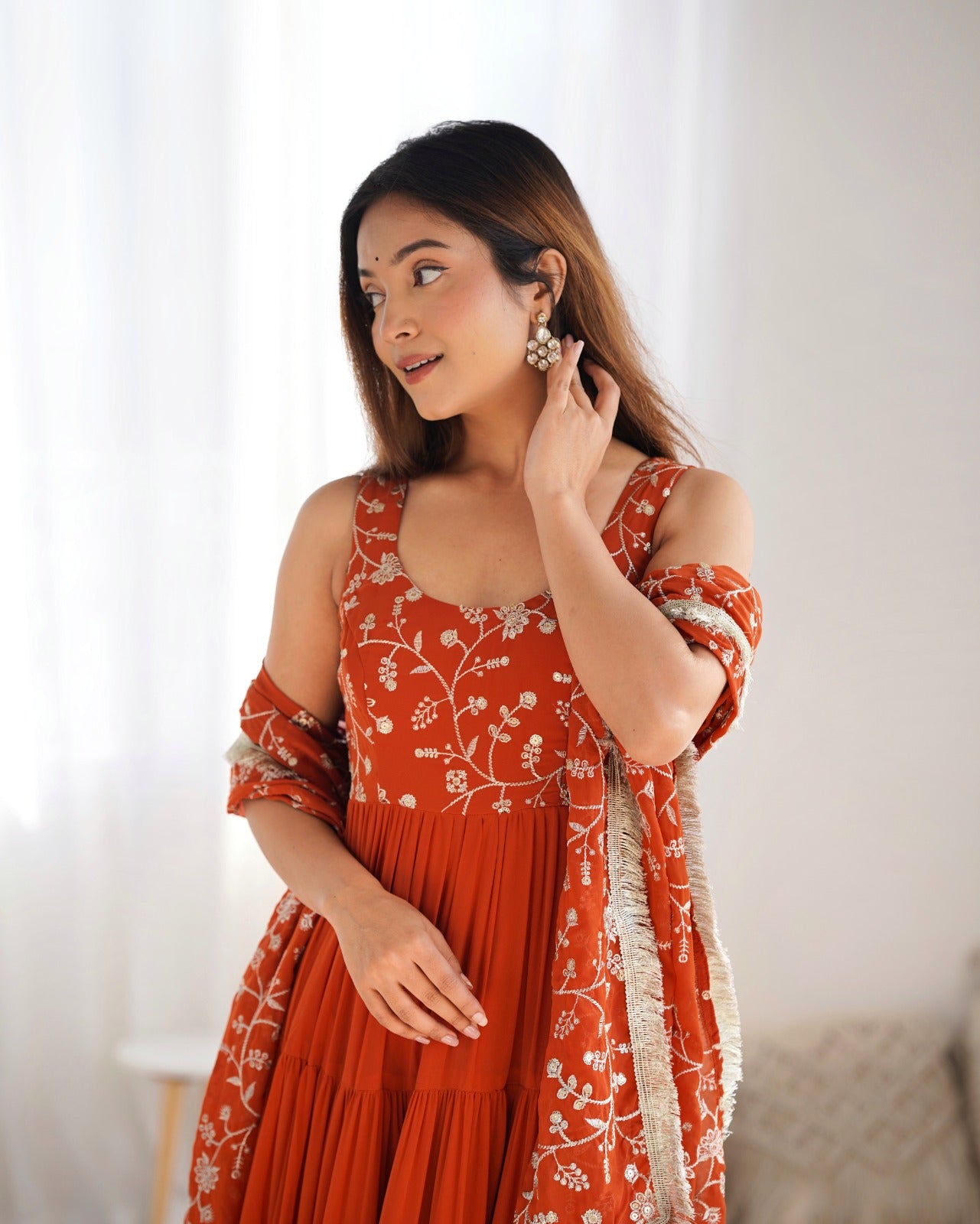 Colourfull & Stylish Ethnic Outfit