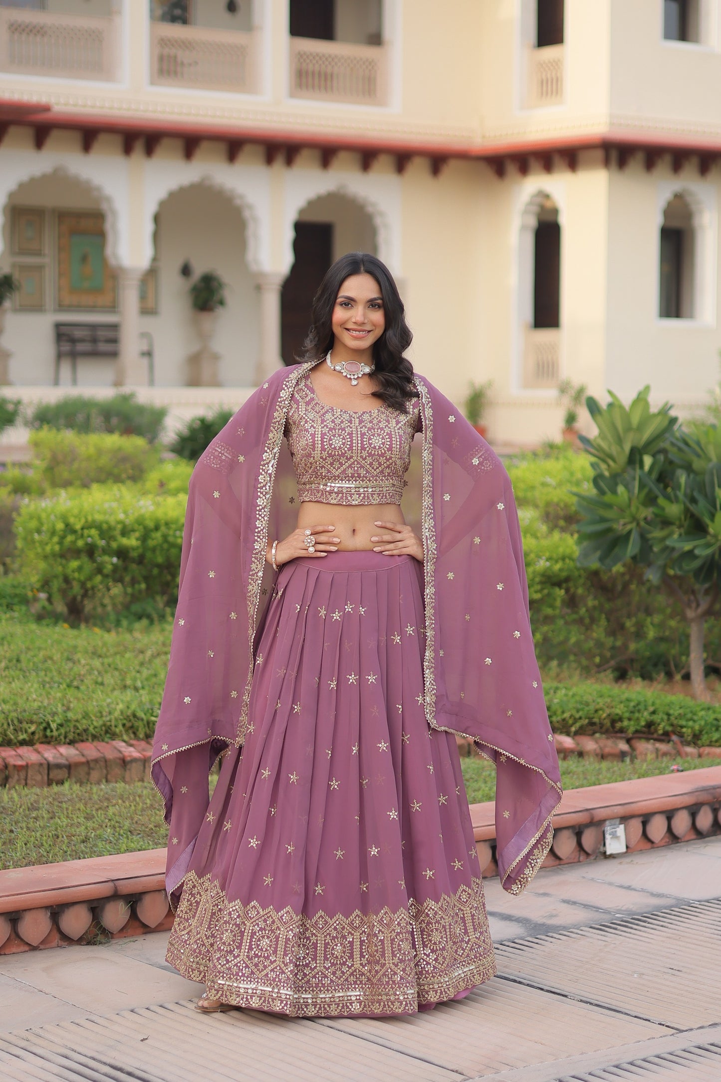 ATTRACTIVE LEHENGA CHOLI WITH DUPATTA