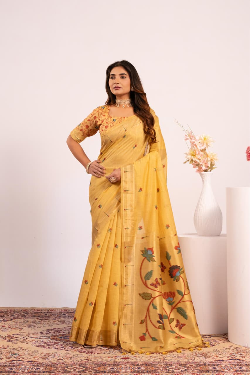 Premium Paithani Weaving Saree