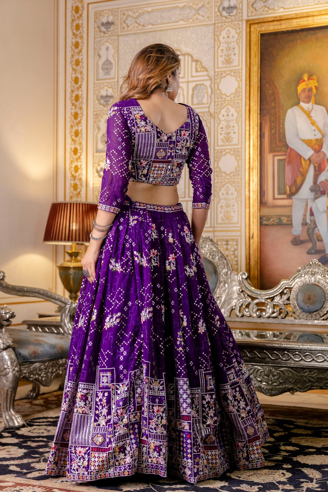 Purple Premium Stunning Lehanga