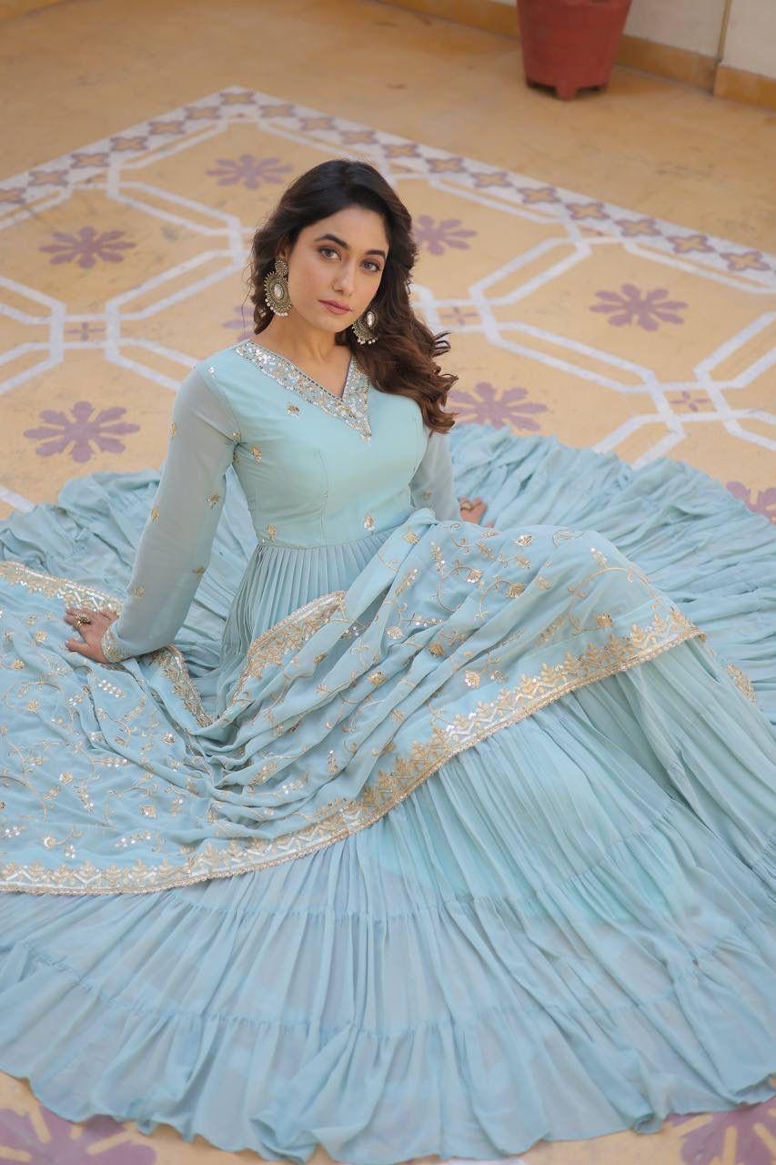 SUMMER 2026 PASTAL GOWN-WITH-DUPATTA SETS