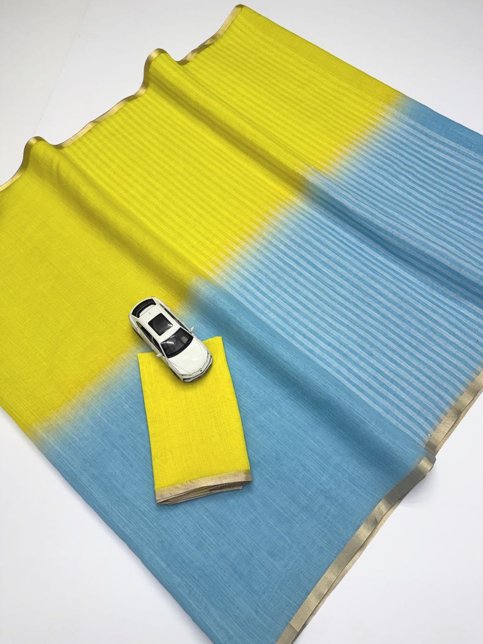 Vibrant Sunny Days Summer Saree