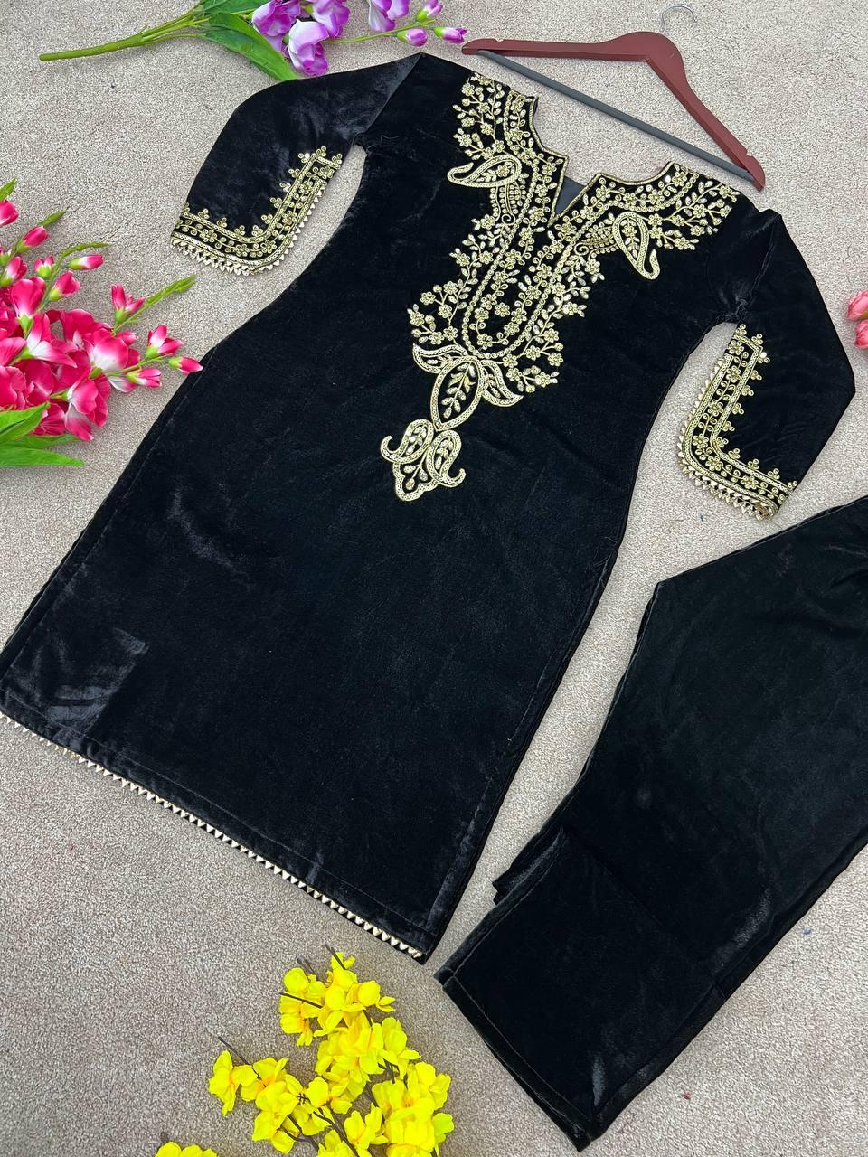 Velvet Vibes Party Suits In Multiple Colours