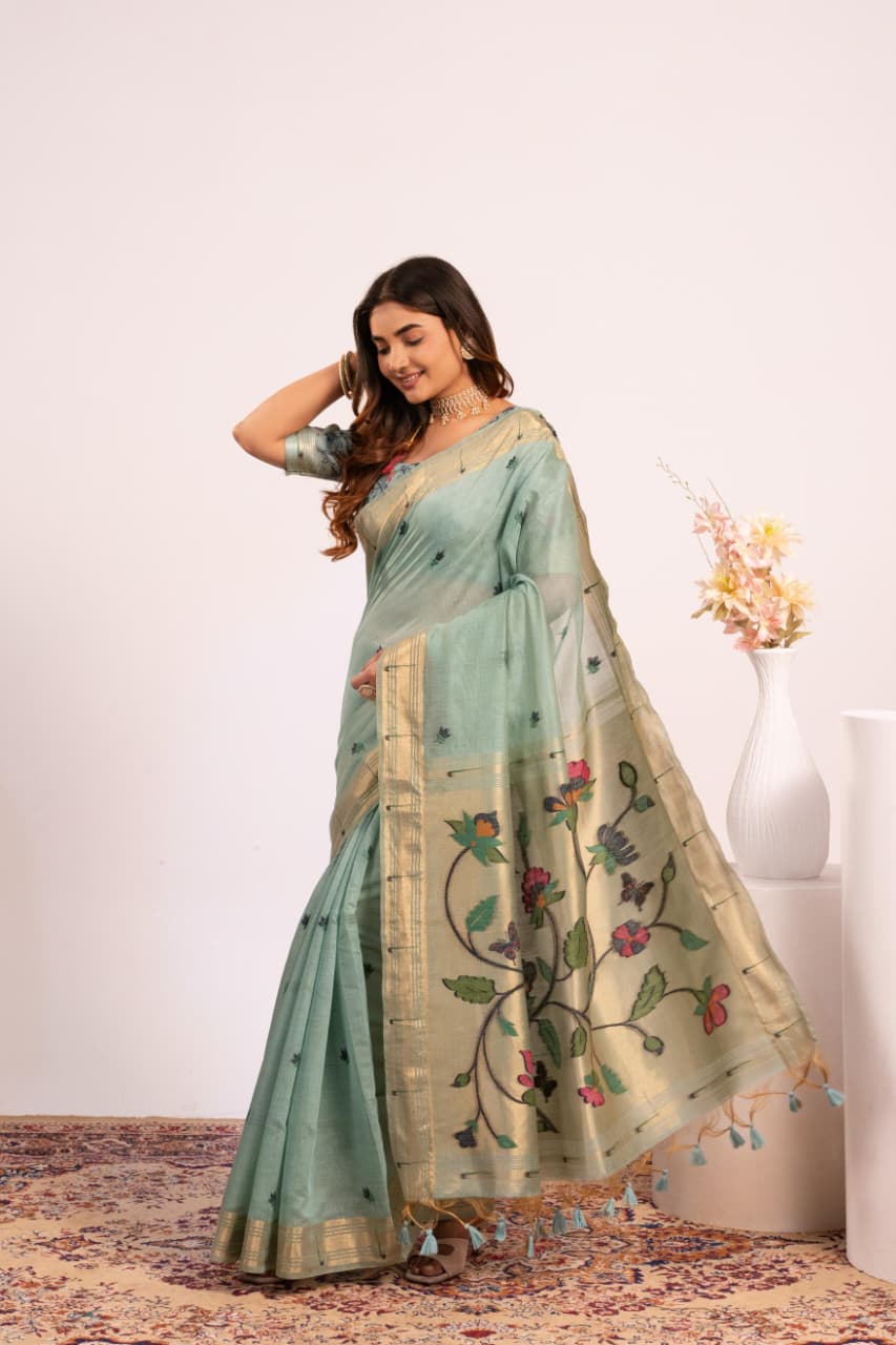 Premium Paithani Weaving Saree