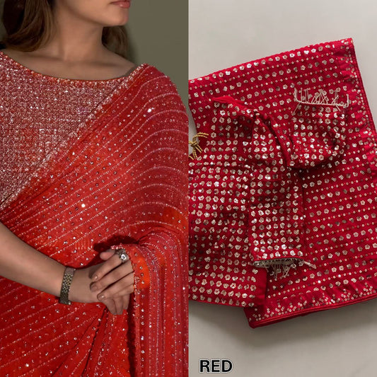 Bling Party Evenings Sequins Saree