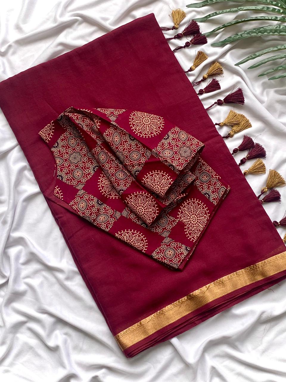 Designer Chic Pure Mul Cotton Saree