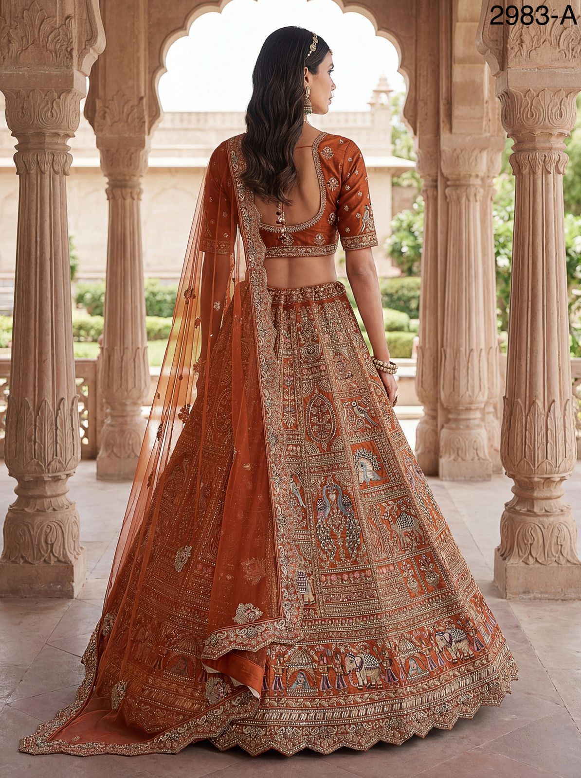 Handcrafted Handworked Premium Bridal Lehenga