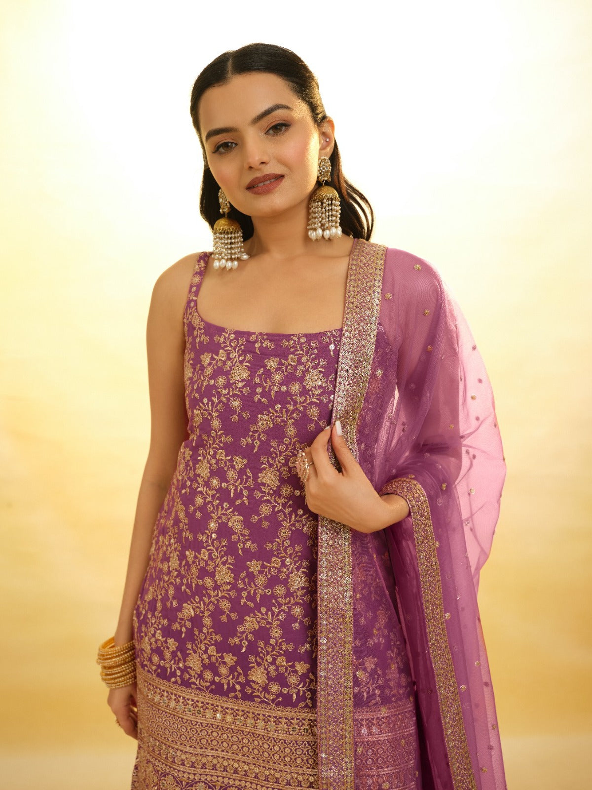 Ready To Wear Georgette Sharara Set