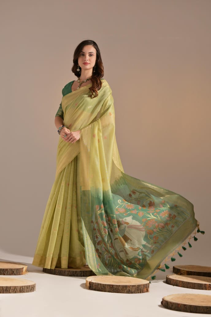 Premium Cotton Classic Colorful Saree