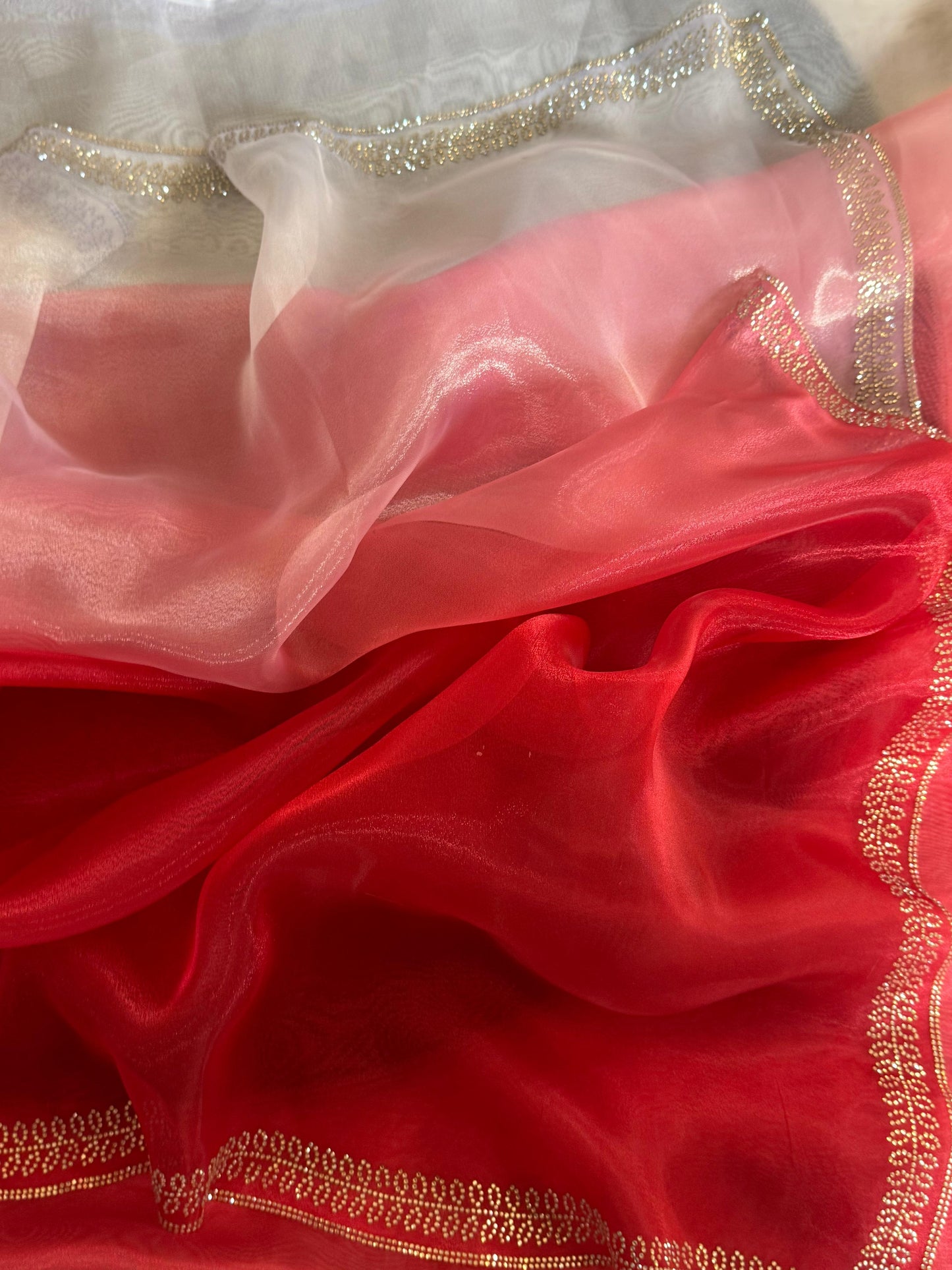 Dual Shade Celebrity Style Saree