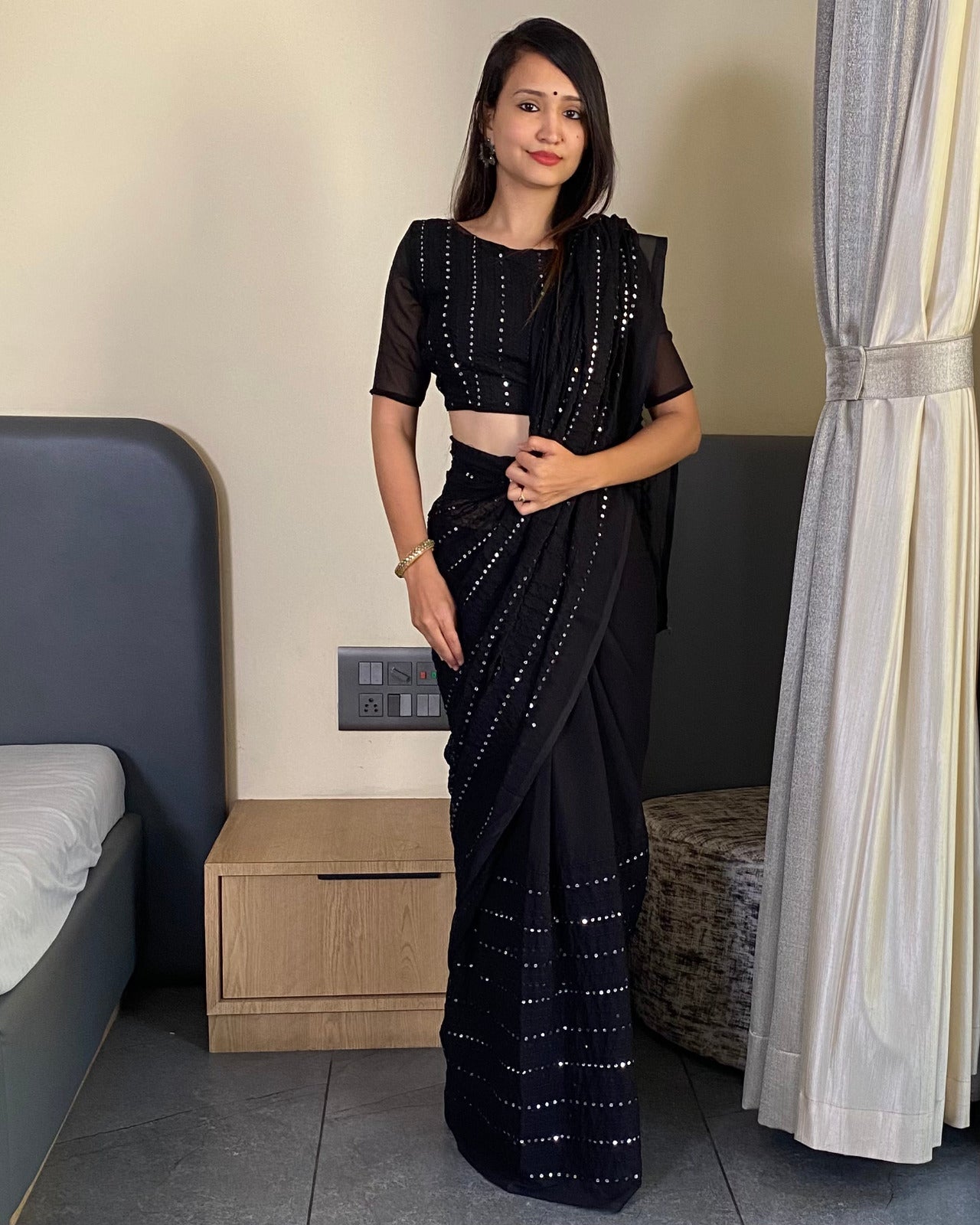 Bling Bollywood Looks Party Saree