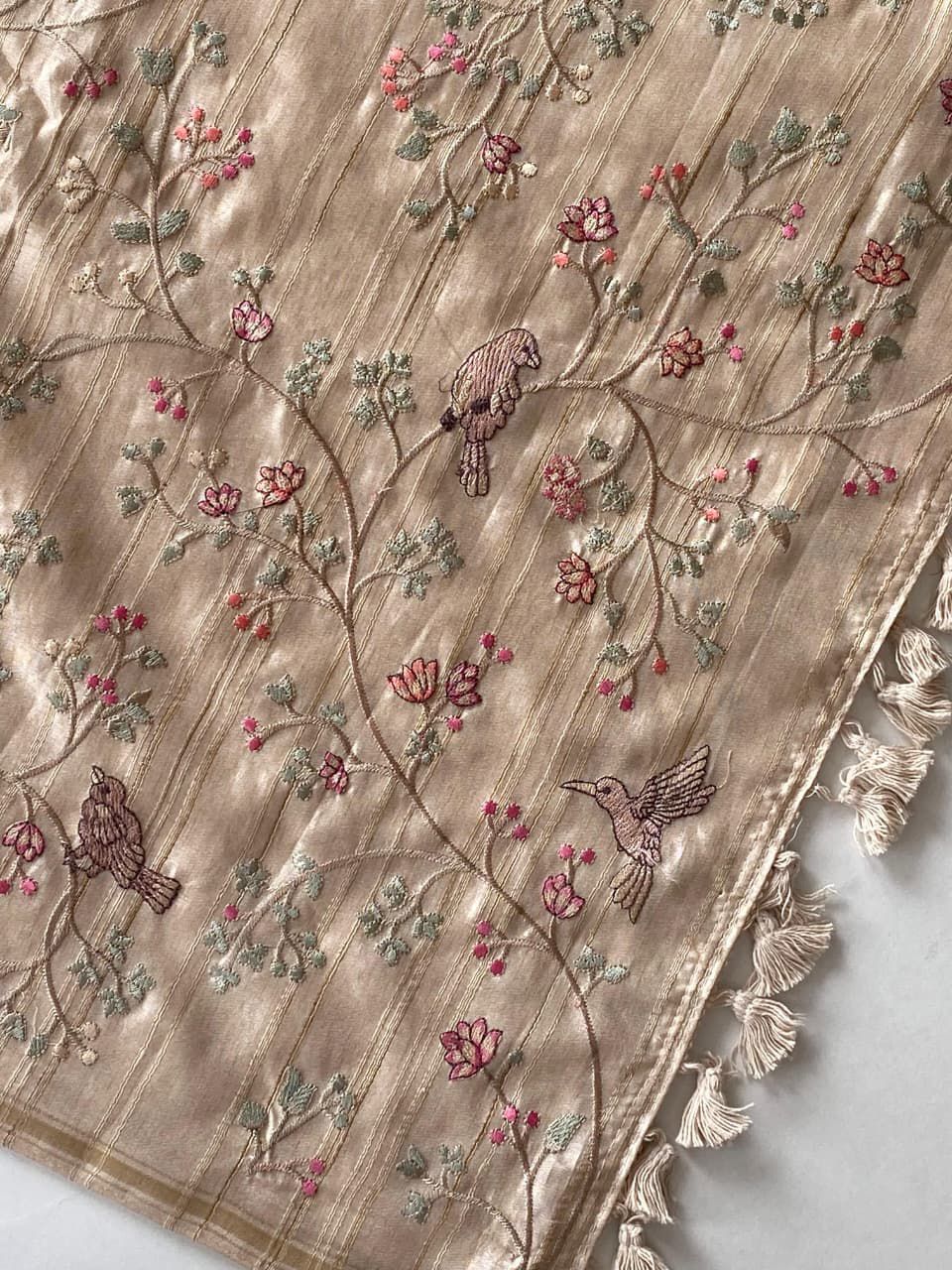 Pure Loom Tussar Silk Saree