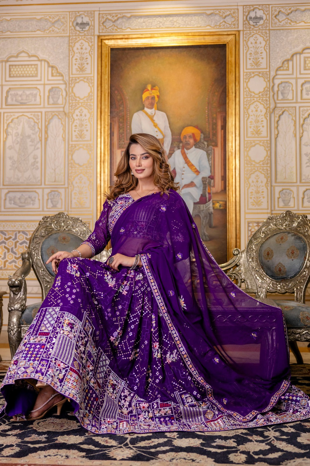 Purple Premium Stunning Lehanga