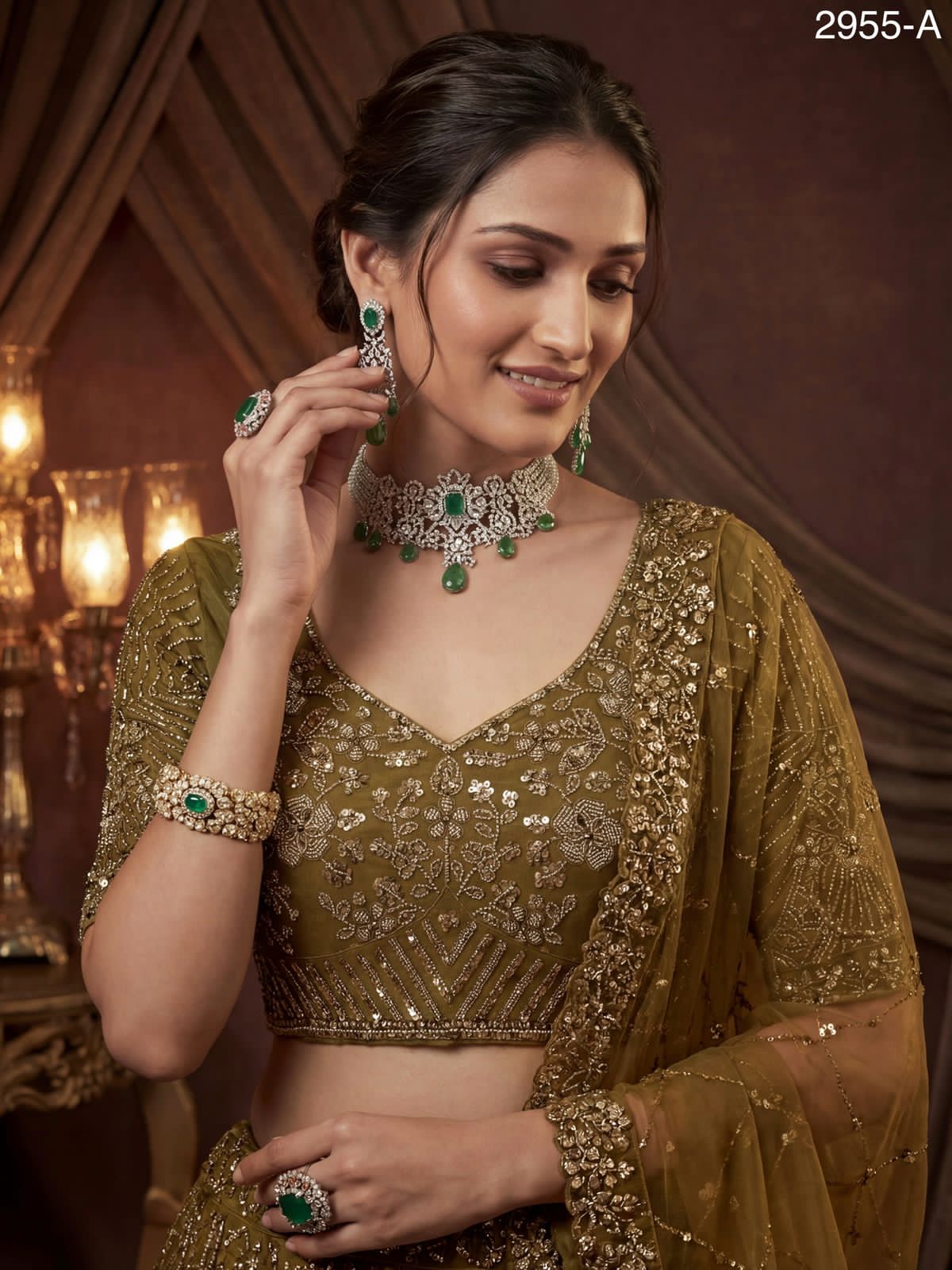 Ultra Premium Eye-Catchy Handwork Lehenga choli