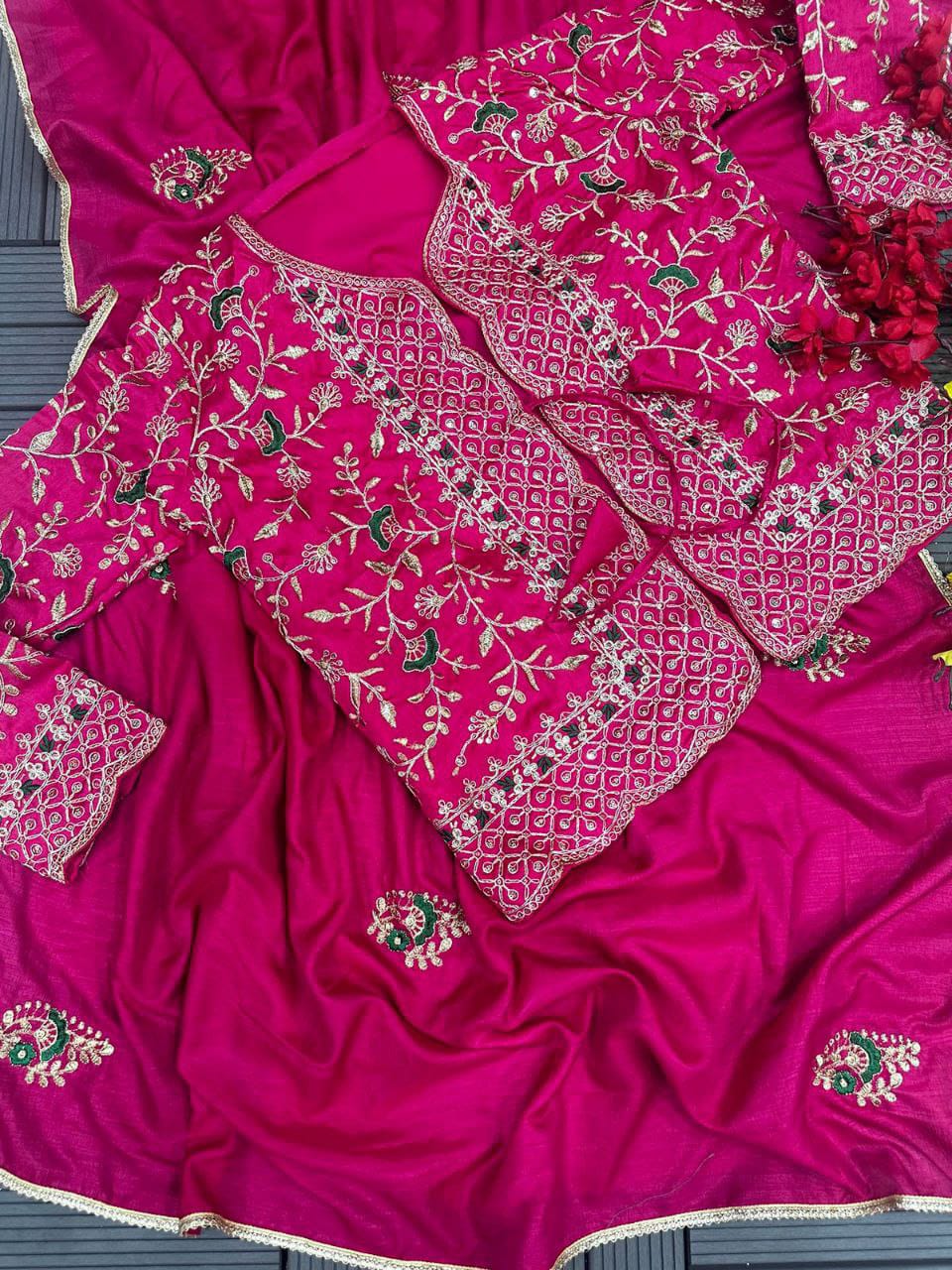 Jacket Koti Style Stylish Saree