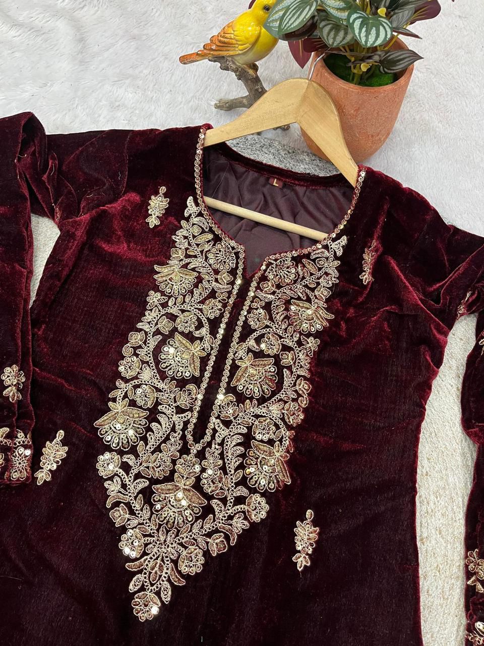 Celebration Vibes Premium Velvet Suit
