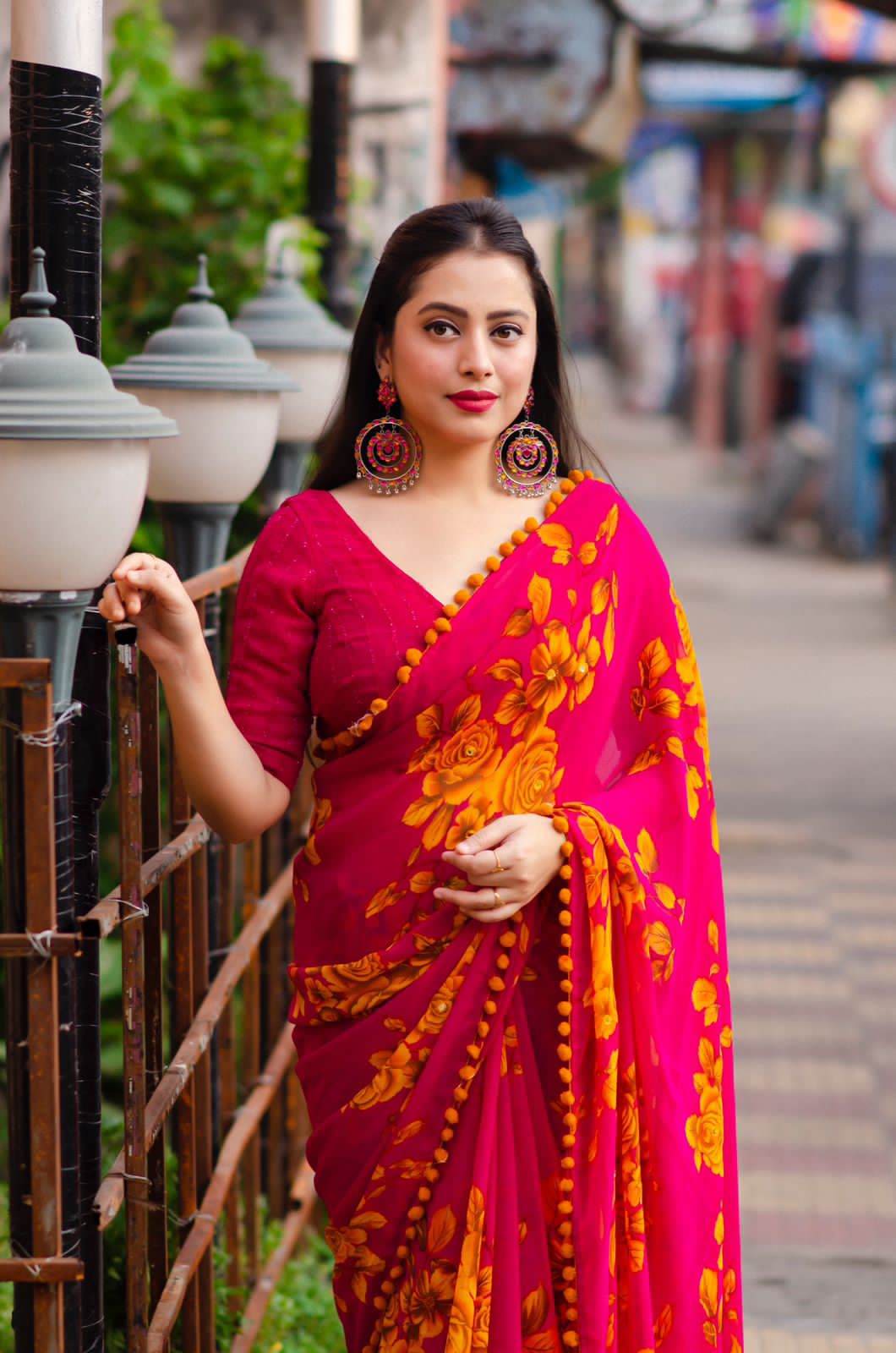 Pum Pum Soft Georgette Attractive Saree
