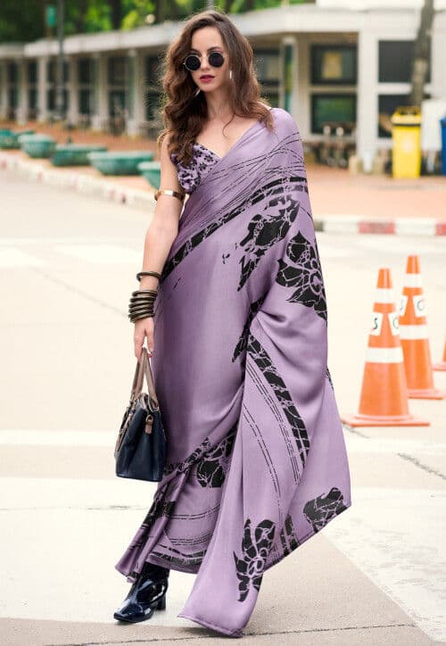 Summer Satin Silk Saree