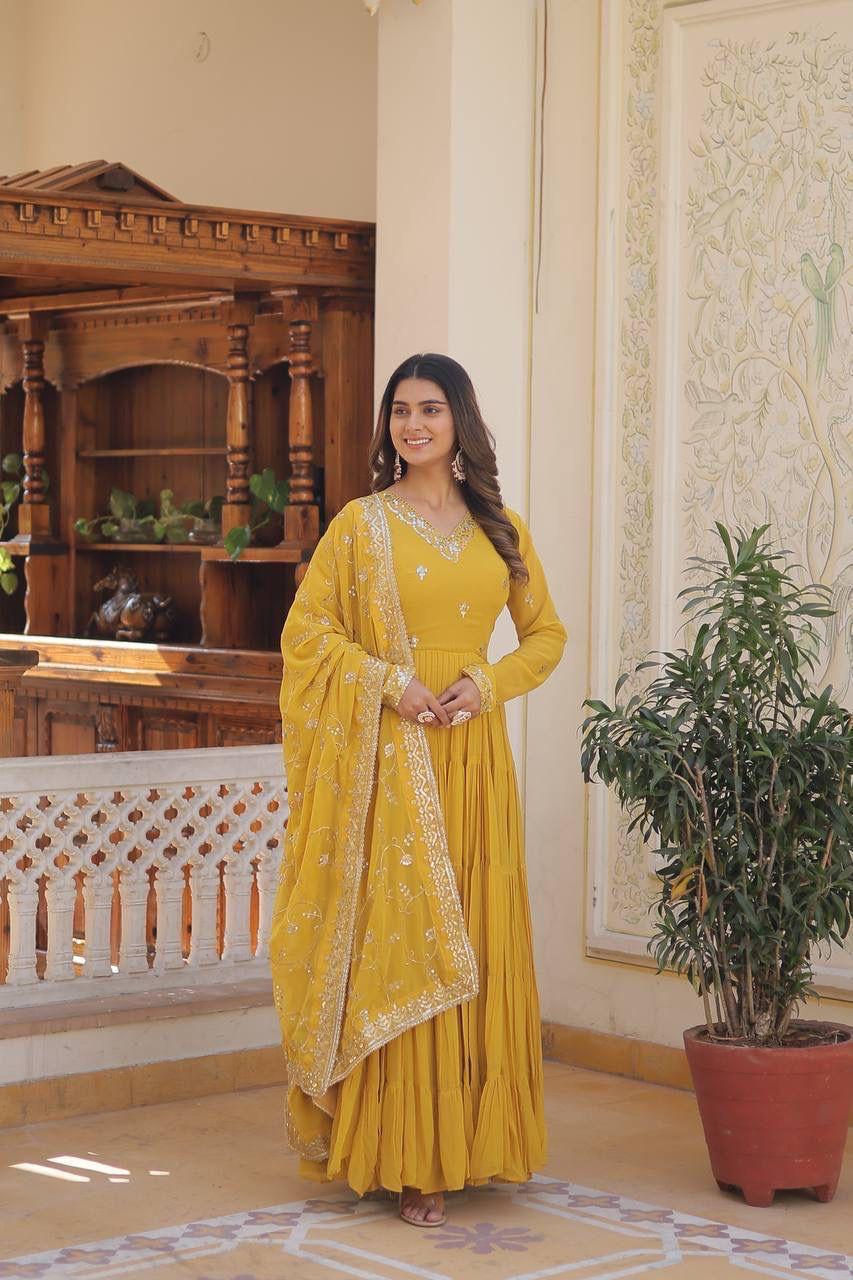 SUMMER 2026 PASTAL GOWN-WITH-DUPATTA SETS