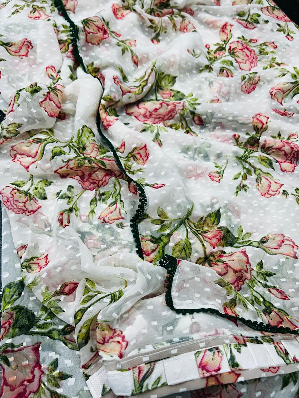Floral Ready To Wear Saree