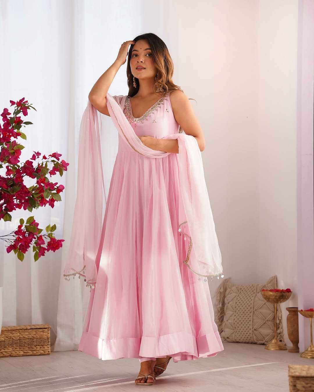 Celebrate With Style In Pink Outfit