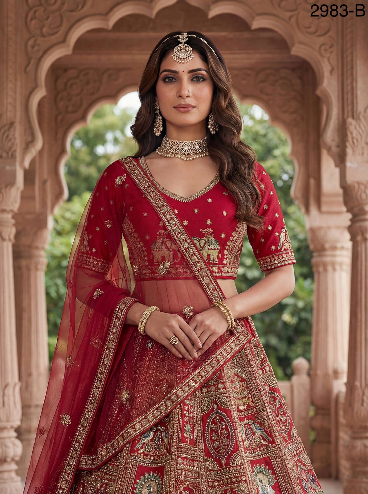Handcrafted Handworked Premium Bridal Lehenga