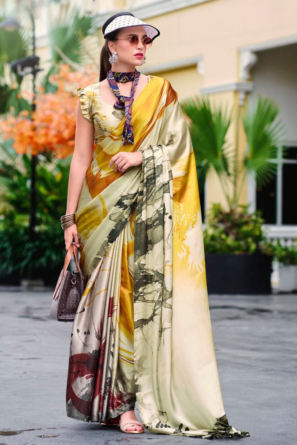 Summer Satin Silk Saree