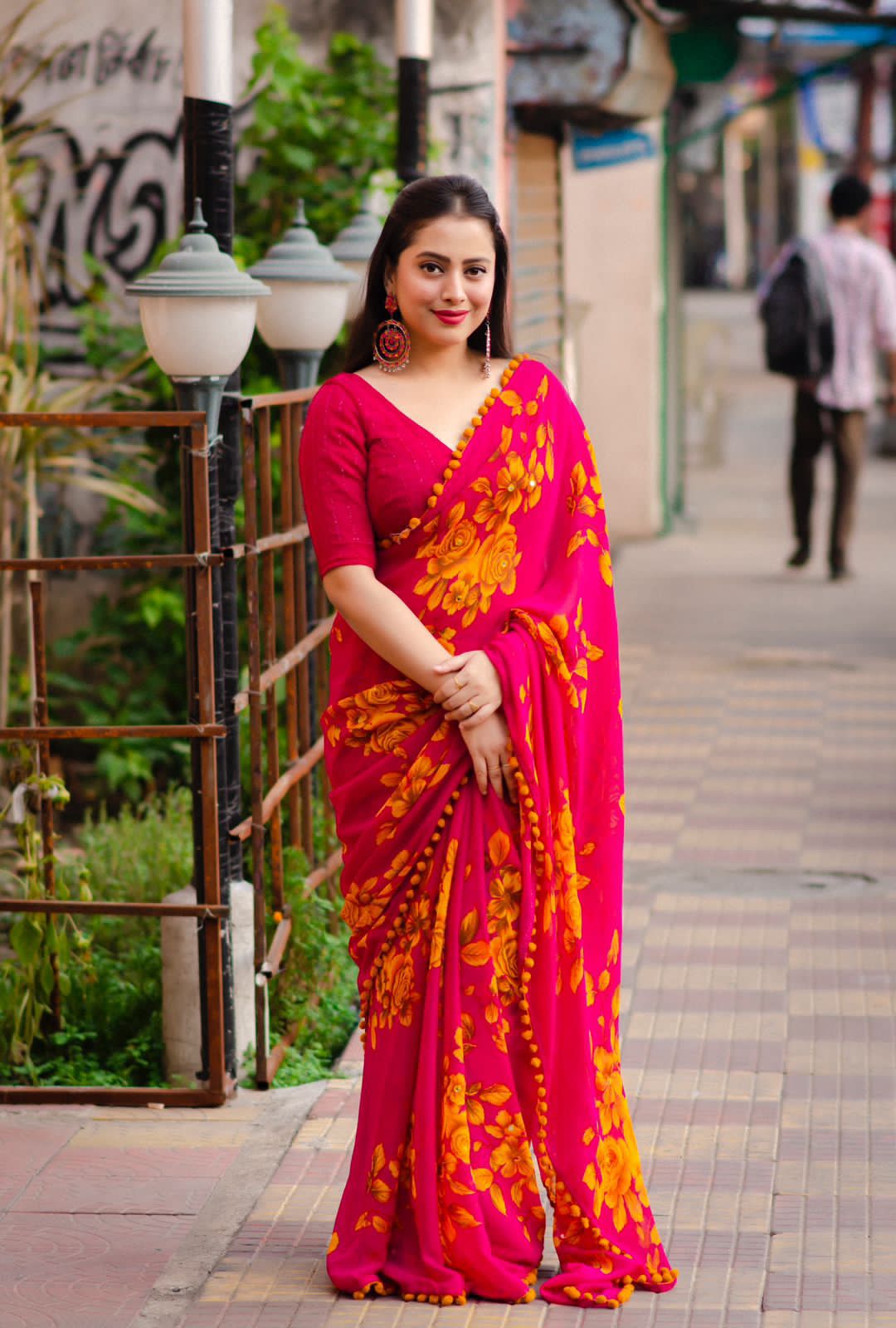 Pum Pum Soft Georgette Attractive Saree