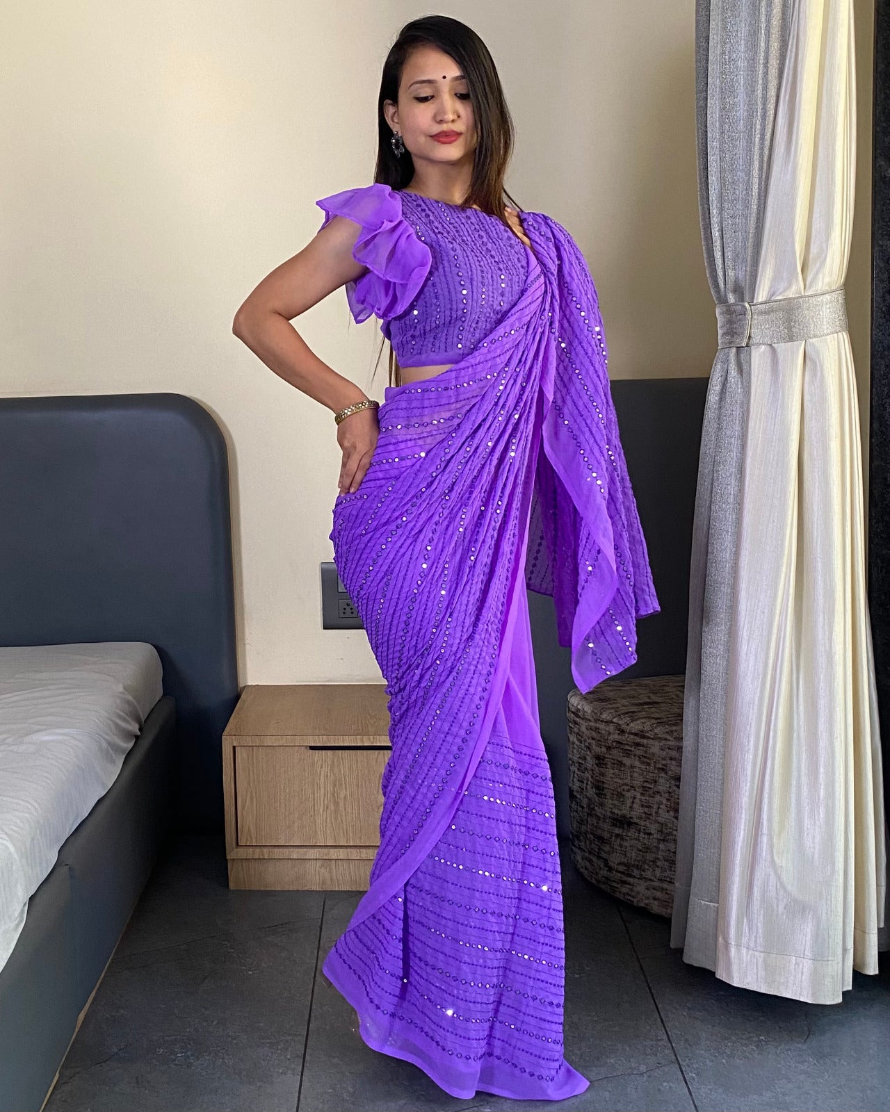 Bling Bollywood Looks Party Saree