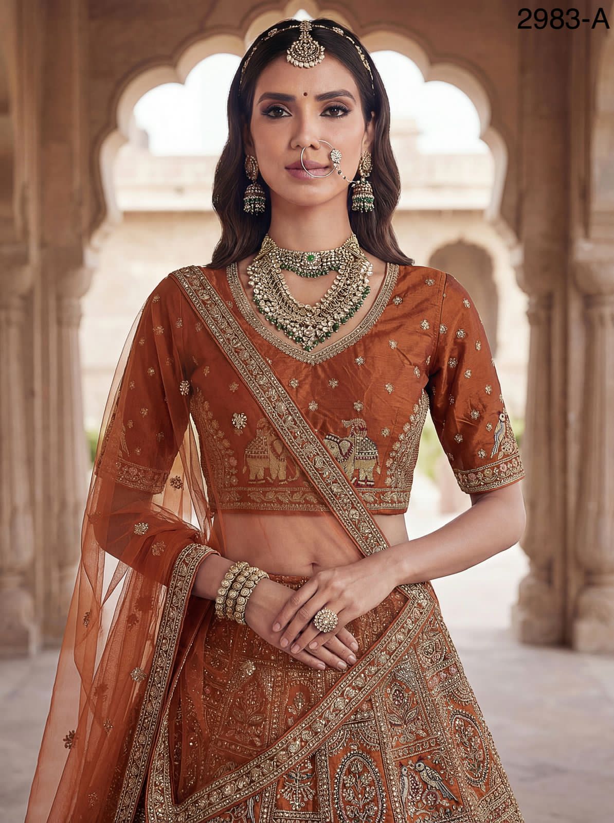 Handcrafted Handworked Premium Bridal Lehenga