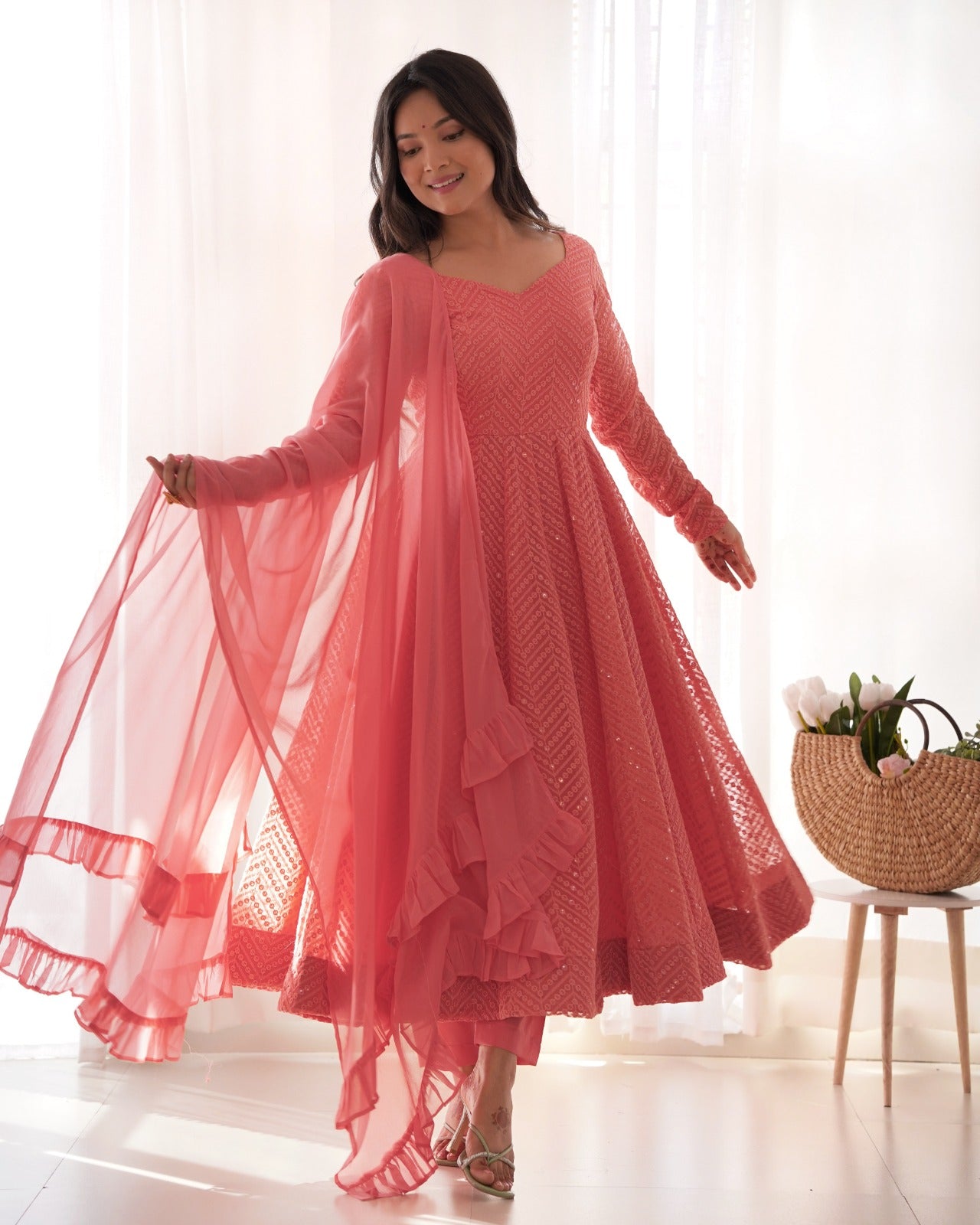 Timeless & Classic Luckhnawi Style Suit