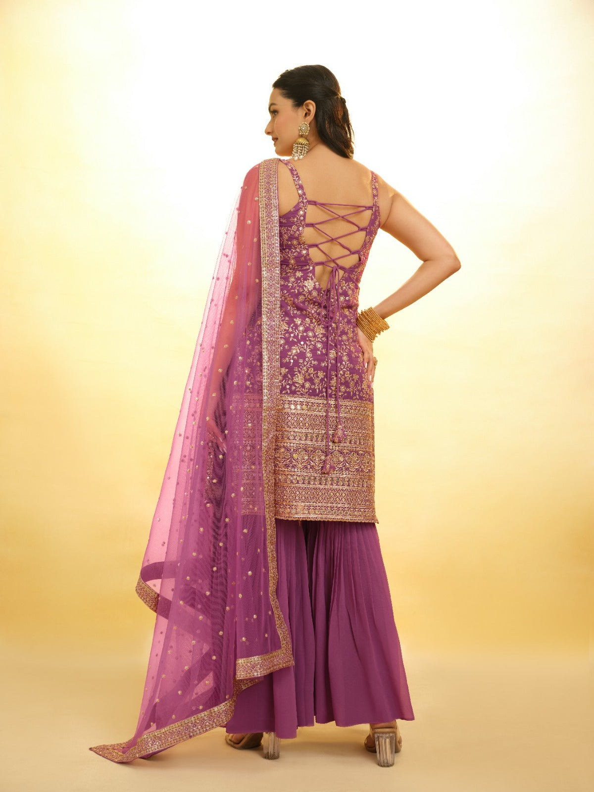 Ready To Wear Georgette Sharara Set