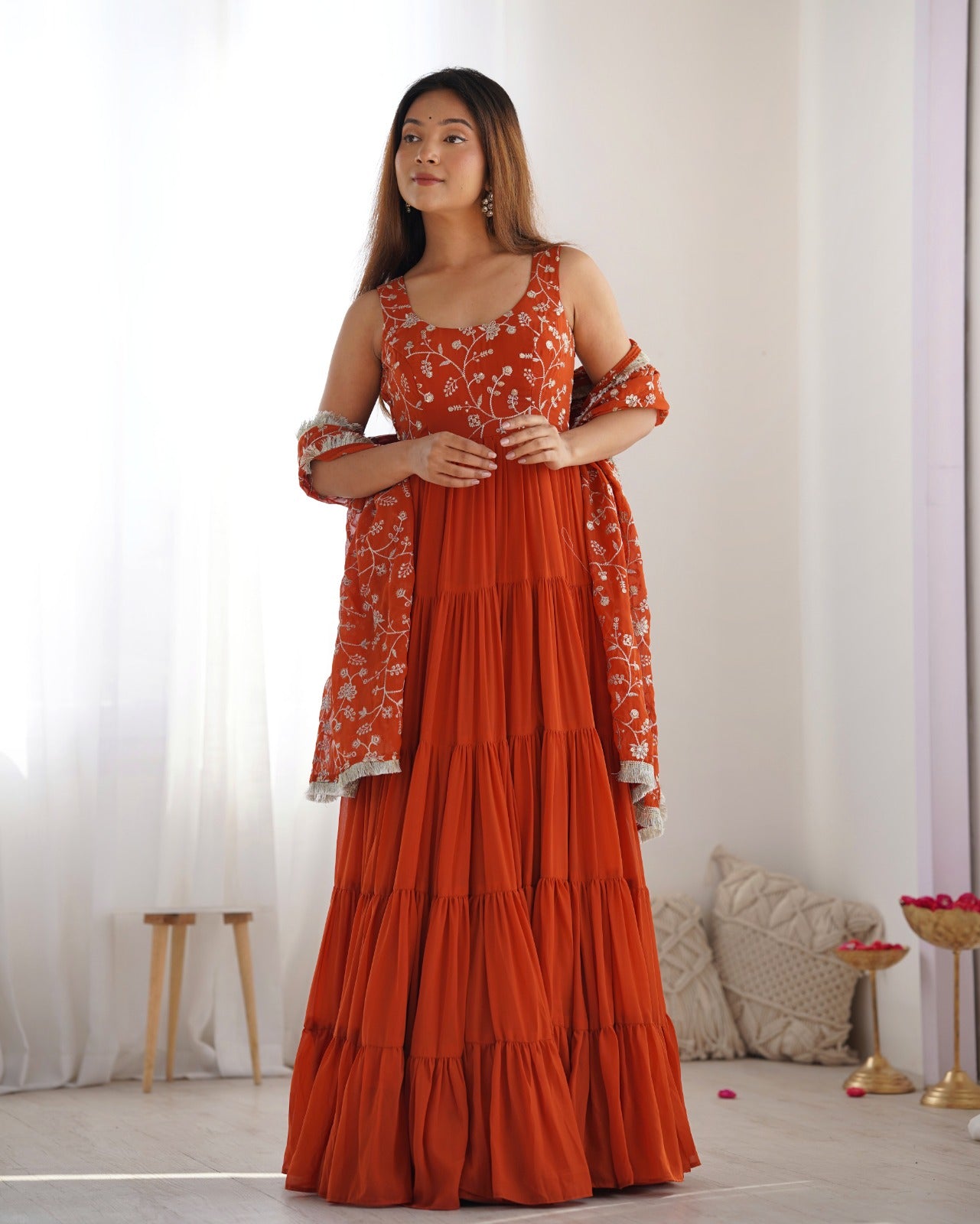 Colourfull & Stylish Ethnic Outfit